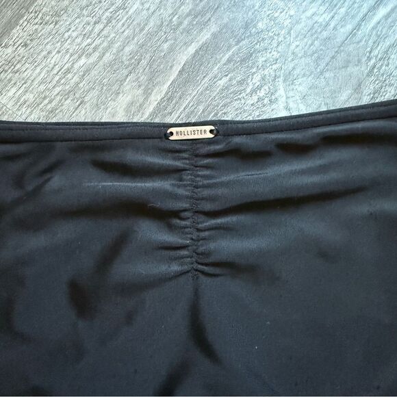 Hollister Black Bikini Bottom Strappy Beach Vacation Large Swimwear - Picture 7 of 10